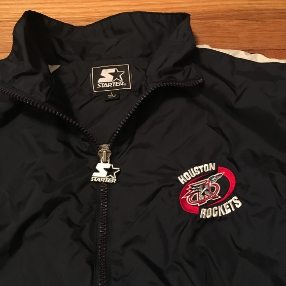 vintage houston rockets starter jacket